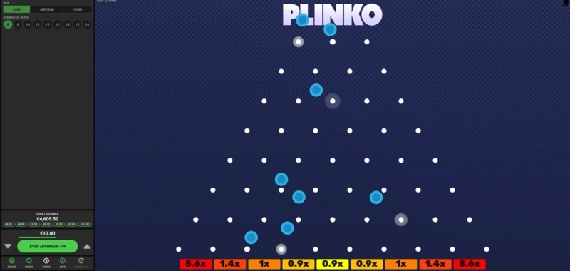 plinko gambling game